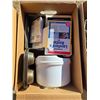 Image 3 : 3 boxes of misc items- hangers