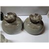 Image 3 : Vintage Glass & Ceramic Insulators in Milkcrate