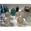Image 4 : Vintage Glass & Ceramic Insulators in Milkcrate