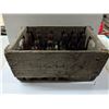 Image 1 : (18) Vintage Beer Bottles in Wooden Crate – “Starlite Bottlers Ltd. Saskatoon, Sas