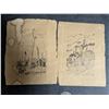 Image 1 : (2) Vintage Prints Artist Signed