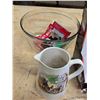 Image 4 : Lot of misc items- new lantern, coca cola tray