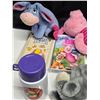 Image 3 : Winnie the Pooh Lot – Cookie Jar, Stuffies, Movies, Thermos, Watches, etc.