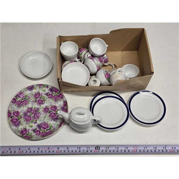 (2) Miniature Tea Sets