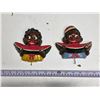 Image 1 : Pair of Vintage Black Americana Chalkware