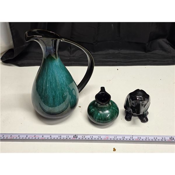 3-Pieces Blue Mountain Pottery