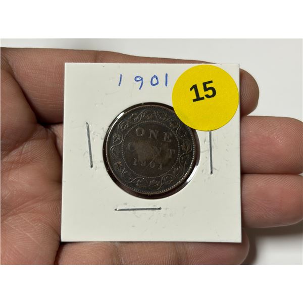 1901 Canadian Large Cent