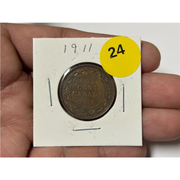 1911 Canadian Large Cent