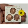 Image 1 : 2010-2012 Canadian Small Cent, 2010,2011,2012, Non Magnetic, MINT