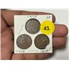 Image 1 : 1935, 1936, 1938 Canadian Small Cent