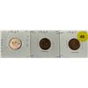 Image 1 : 1964-1967 Canadian  Small Cent 1964-MAPLE TWIG,1965,1967 DOVE