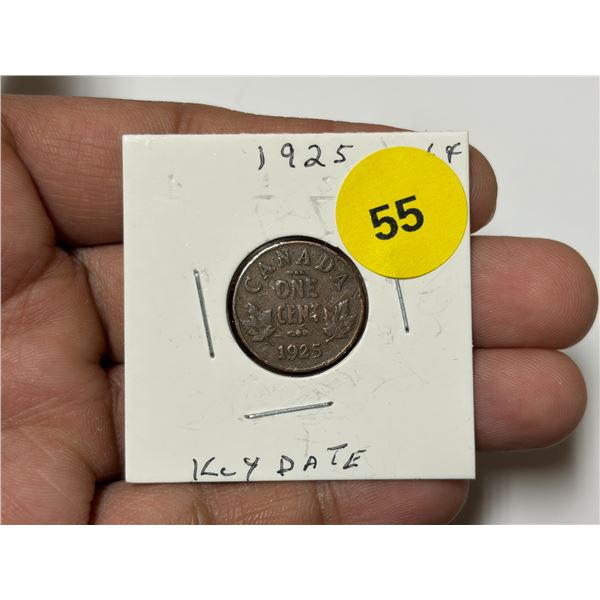 1925 Canadian Small Cent
