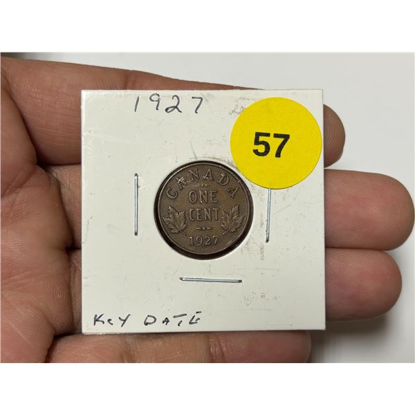 1927 Canadian Small Cent