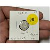 Image 1 : 1858 Canadian Nickle, Scarce Date, VG