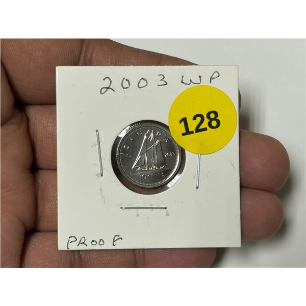 2003-WP Canadian Dime, WP, PROOF