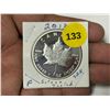 Image 1 : 2013 Canada Maple Leaf 5 Dollar Silver Coin, We cannot verify Authenticity, consignor states tested 