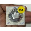 Image 1 : 2013 Canada Maple Leaf 5 Dollar Silver Coin, We cannot verify Authenticity, consignor states tested 