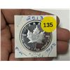 Image 1 : 2013 Canada Maple Leaf 5 Dollar Silver Coin, We cannot verify Authenticity, consignor states tested 