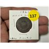 Image 1 : 1861 Bank Of Nova Scotia, 1 Penny , F-12, LARGE ROSE BUD