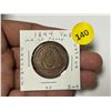 Image 1 : 1844-1/2 P Province of Canada, Bank of Montreal 1/2 Penny,DO NOT GROUP