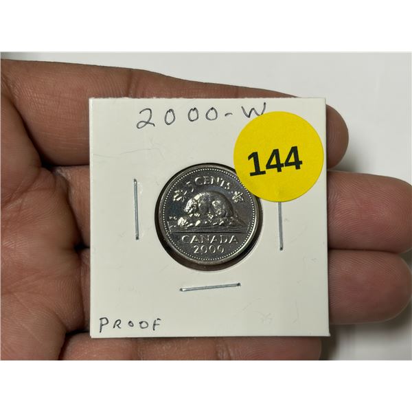 2000-W Canadian Nickle, Proof