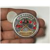Image 2 : Old Bastard Fire Fighter Club Steel Coin, Life Time Member