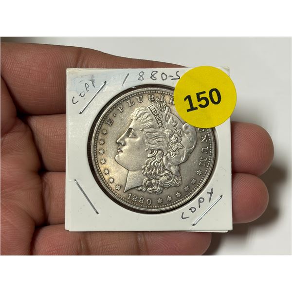 1880-S U.S. Morgan Dollar, COPY