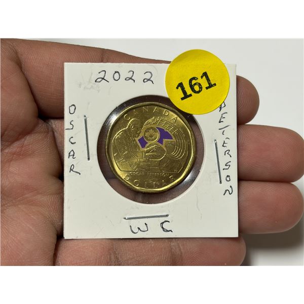2022 Canadian Loonie,Oscar Peterson, WC, PROOF