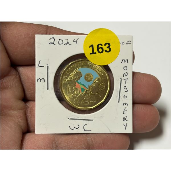 2024 Canadian Loonie,L.M. Montgomery, WC, PROOF