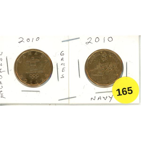 2010 Canadian Loonies, Vancouver Games & NAVY