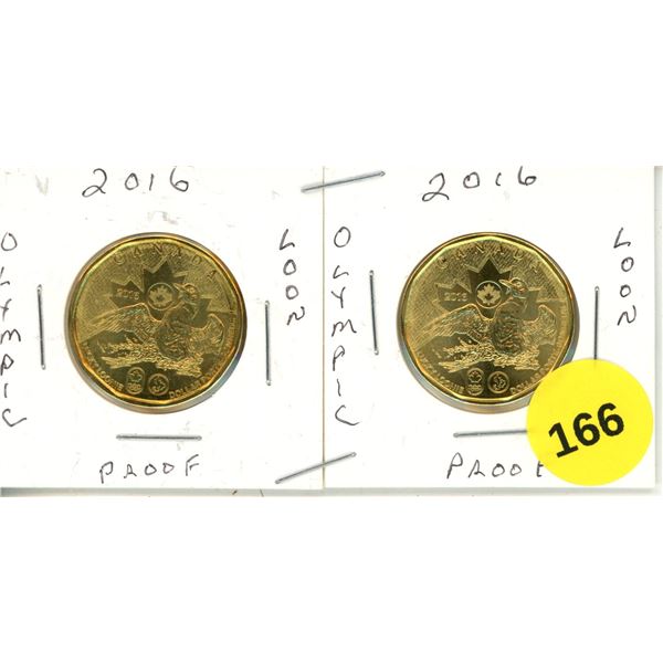 2016 Canadian Loonie, Olympic Loone, Proof