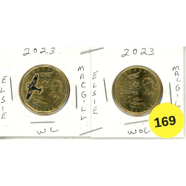 2023 Canadian Loonie, Elsie MacGill WOC & WC