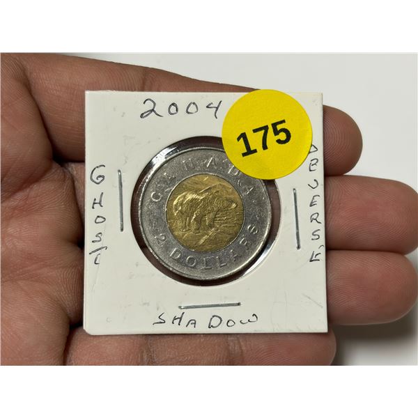 2004 Canadian Toonie,GHOST SHADOW OBVERSE
