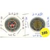 Image 1 : 2020 Canadian Toonies, Bill Reid, WC & WOC