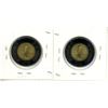 Image 2 : (2) 2022 Canadian Toonie, Black Rim, Fare Well to the QUEEN, Mint