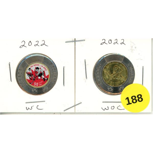 2022 $2 50th Anniversary of the Summit Series - WC and WOC.