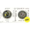 Image 1 : 2023-2025 Canadian Toonie, Daphne Odjig & Riopelle Birds WC