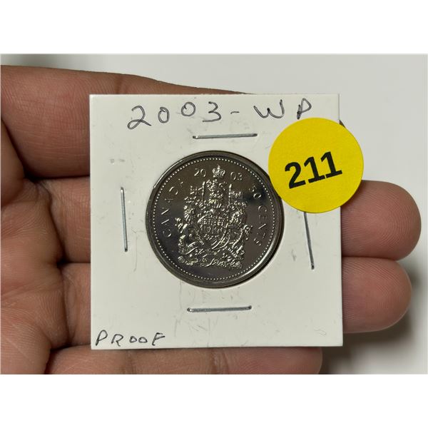 2003-WP Canada 50 Cents - Proof.