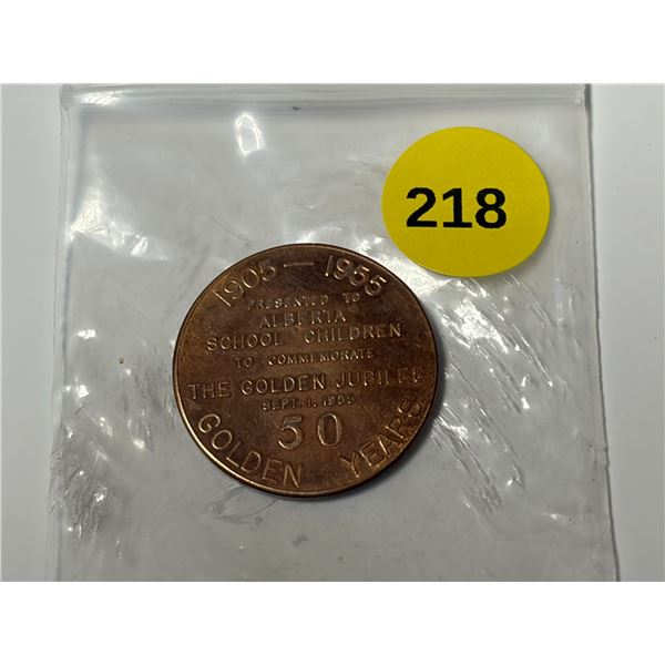 1955 Alberta  50 Years Golden Jubilee.
