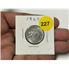 Image 1 : 1967 Canada Silver 25 Cents.
