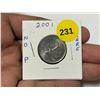 Image 1 : 2001 Canadian Quarter, Proof, NO P RARE