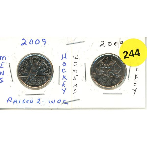 2009 Canadian Quarters, Mens Hockey & Womens Hockey WOC