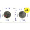 Image 1 : 2012 Canadian Quarters, Tecumseh WC & WOC