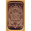 Image 2 : 1 OUNCE COPPER BAR -  .999 FINE - US MORGAN DOLLAR COIN DESIGN