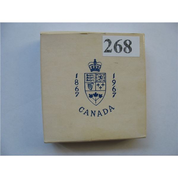1967 SILVER MEDALLION in Case and Box - STERLING SILVER - (25.0 Grams)