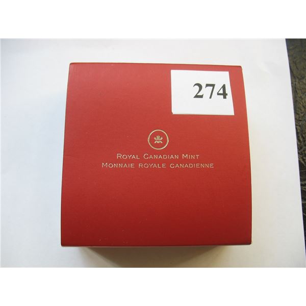 2014 CANADIAN YEAR of the HORSE $15 FINE SILVER COIN (.9999 FINE- 31.39 Grams)
