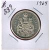 Image 1 : 1964 CANADIAN SILVER 50 CENT COIN