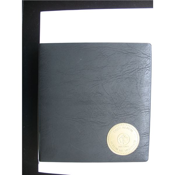 UNI-SAFE COIN ALBUM - 9 PAGES - Looks to be never used - Will hold around 300 Coins - Various  Sizes
