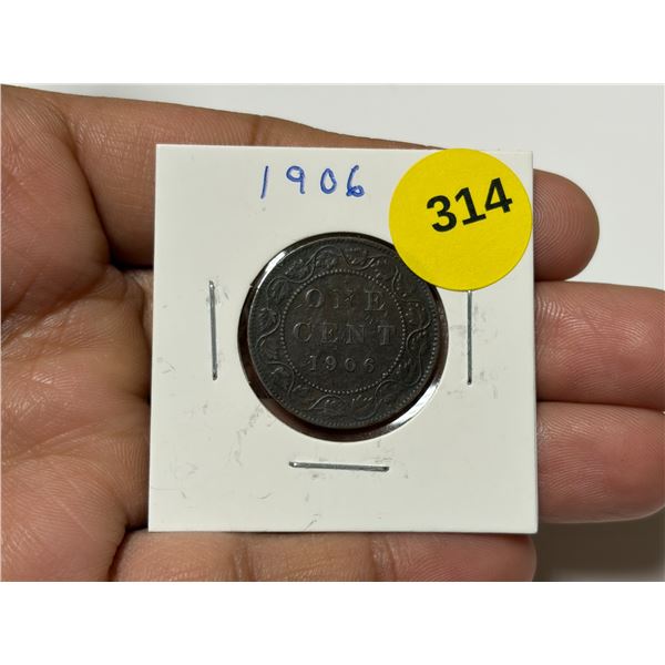 1906 Canadian Large Cent