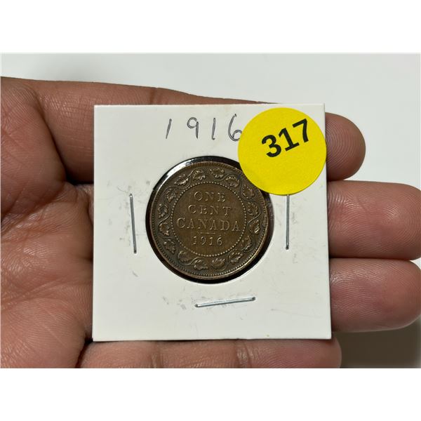 1916 Canadian Large Cent